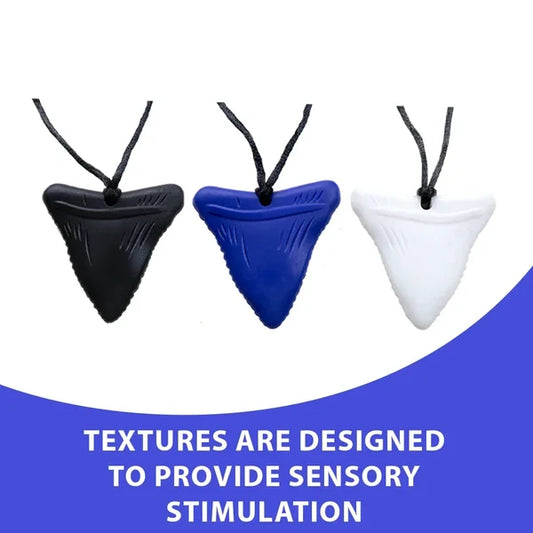 Triangle Shape Sensory Chew Necklaces (3-Pack) by Abley's