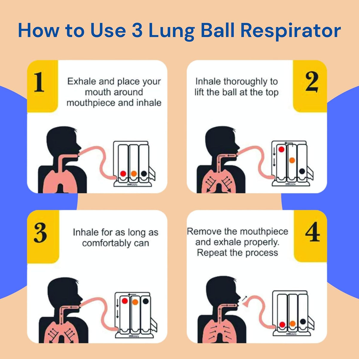 Speech Therapy Respiratory Blowing Tube & Ball Set by Abley's