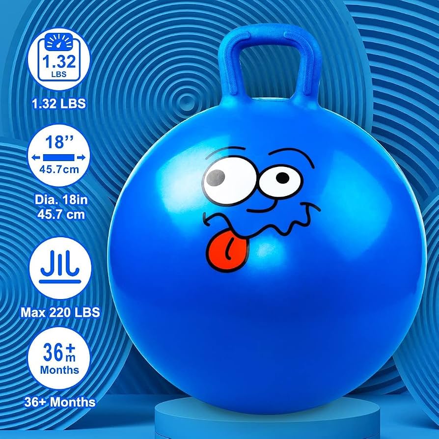 Sensory Inflatable Hopper Ball with Handle (Balance & Core) by Abley's
