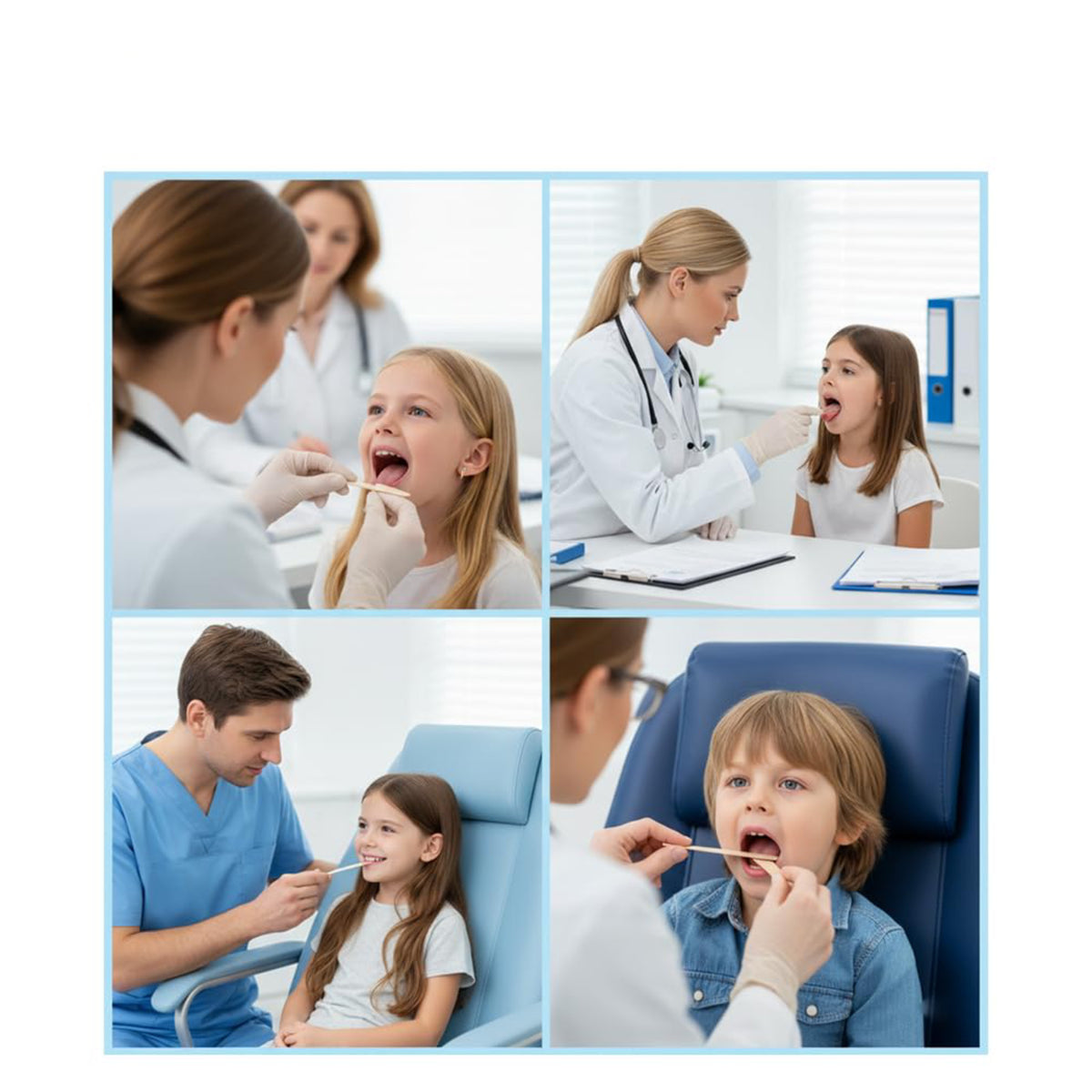 Sterile Wooden Tongue Depressors for Speech & Oral Motor Therapy by Abley's
