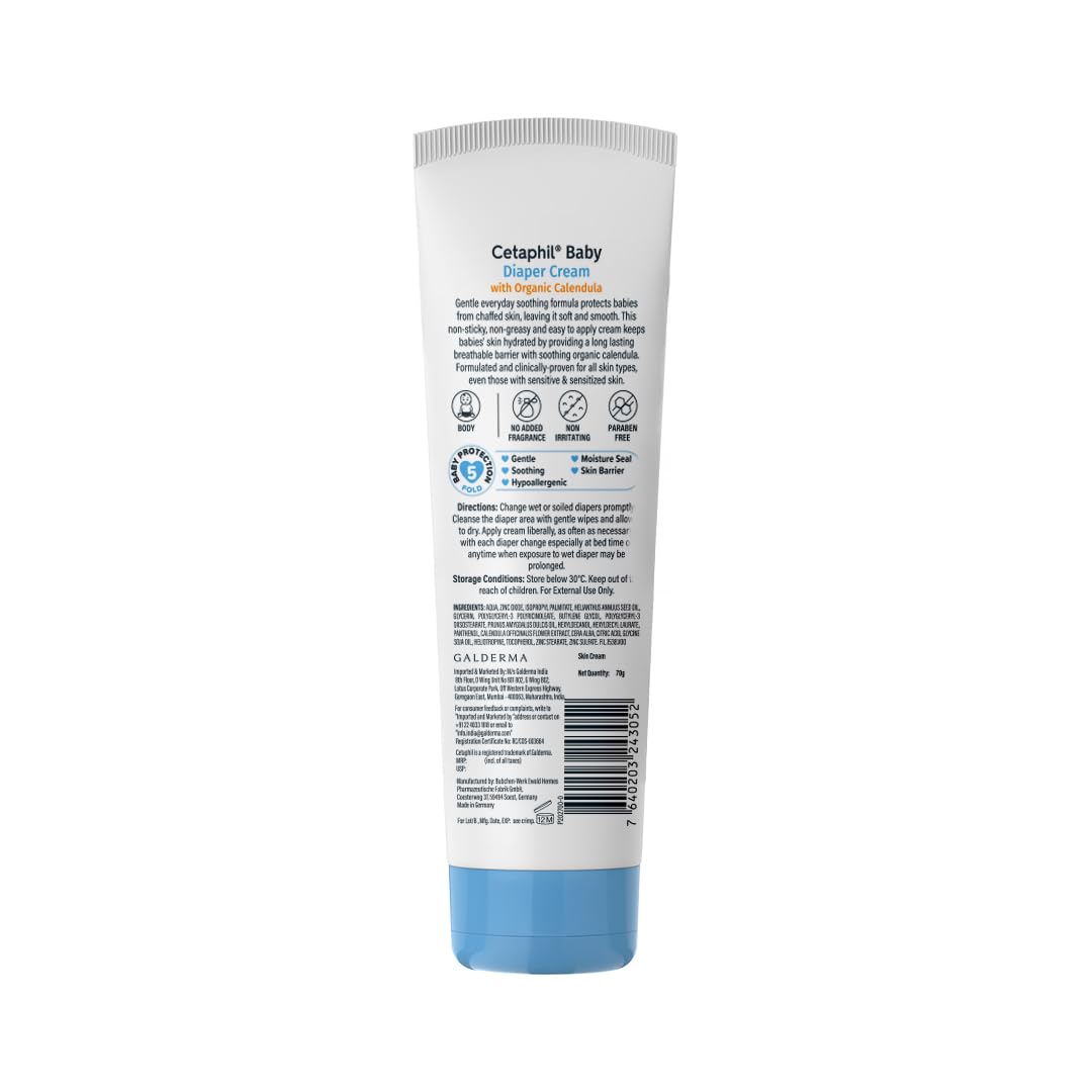 Cetaphil Organic Calendula Diaper Cream