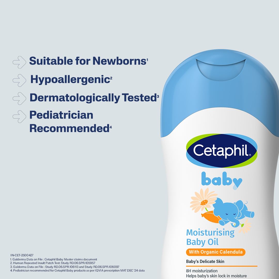 Cetaphil Moisturising Baby Oil with Organic Calendula 200ml