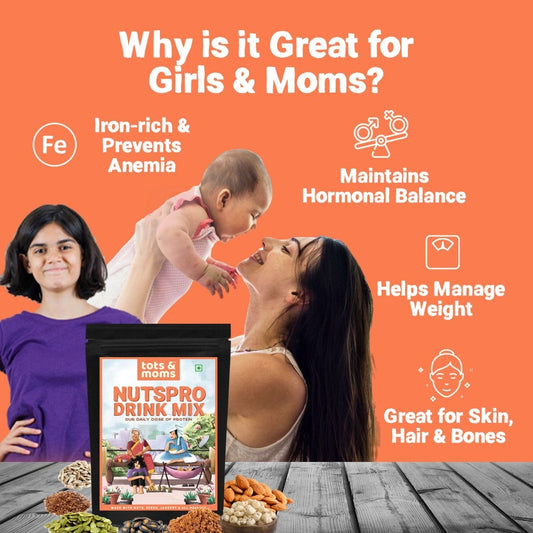 Tots and Moms Nutspro Drink Mix