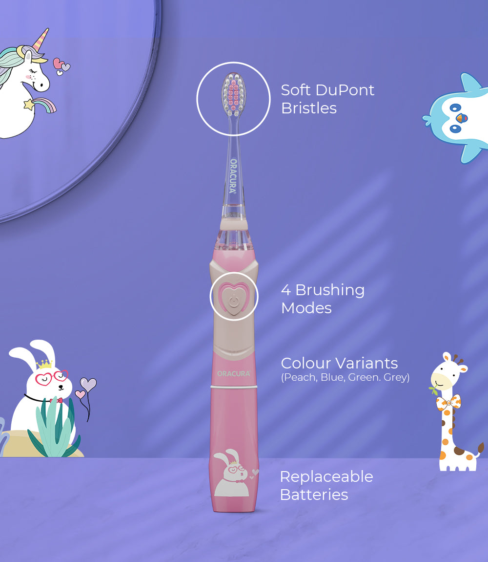 Oracura KSB100 Electric Toothbrush - Pink