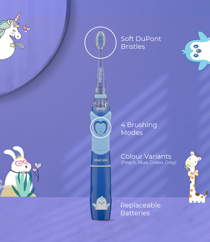 Oracura KSB100 Electric Toothbrush - Blue