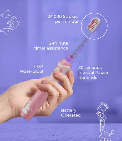 Oracura KSB100 Electric Toothbrush - Pink