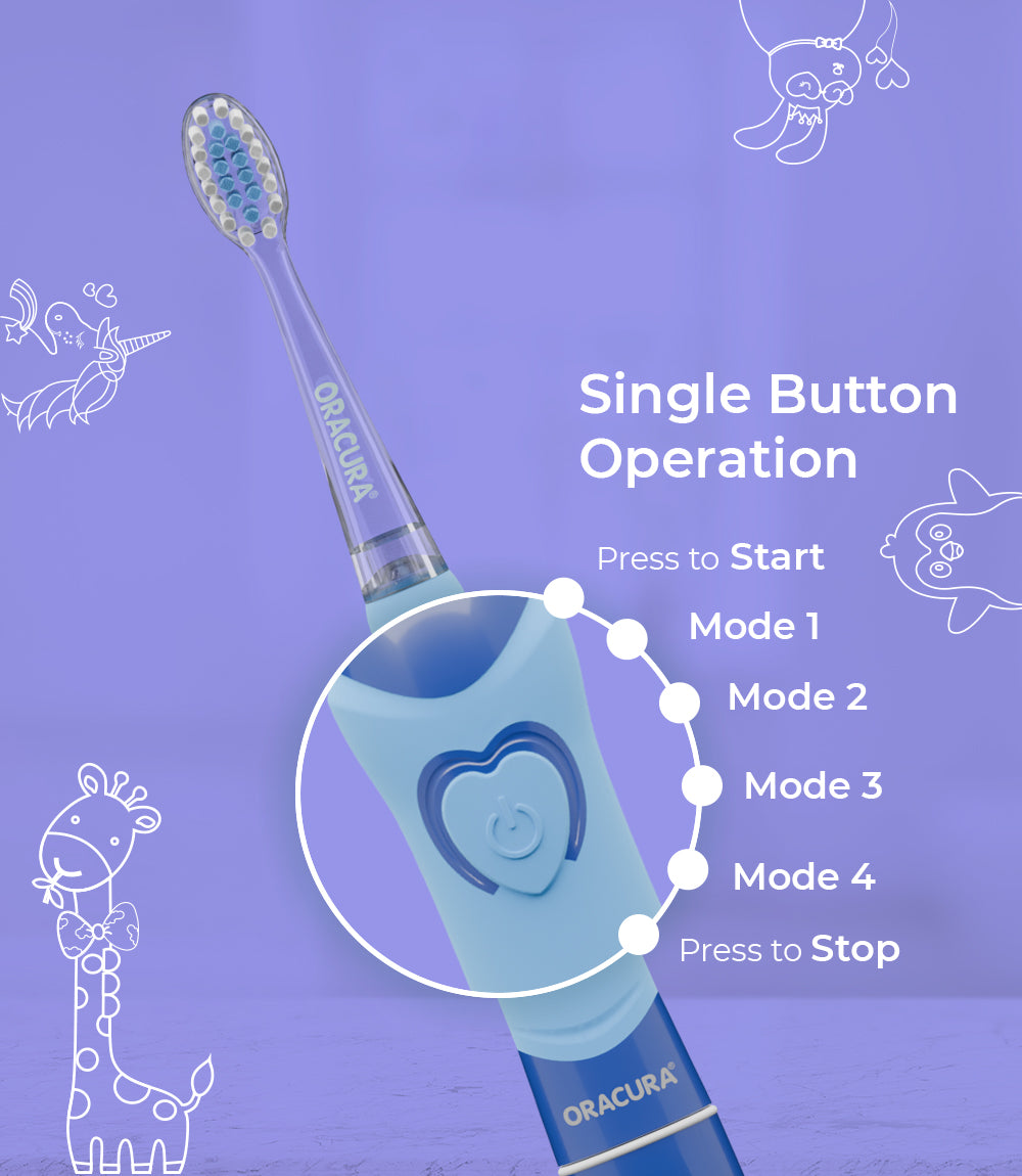 Oracura KSB100 Electric Toothbrush - Blue