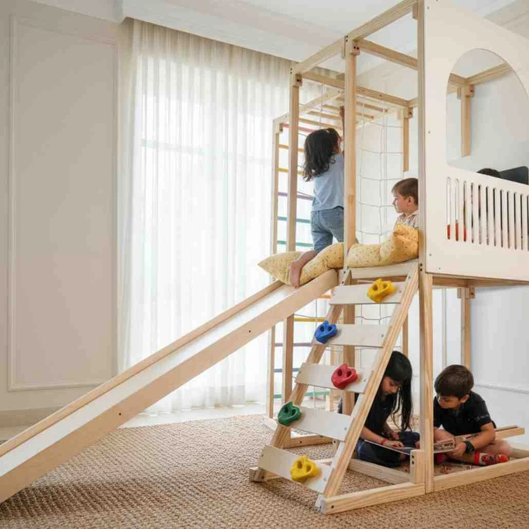 Curious Cub Playloft Jungle Gym