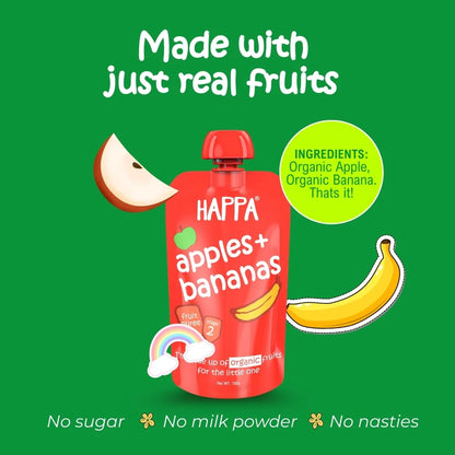 Happa Apple Banana Puree