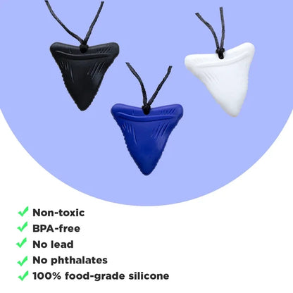 Triangle Shape Sensory Chew Necklaces (3-Pack) by Abley's