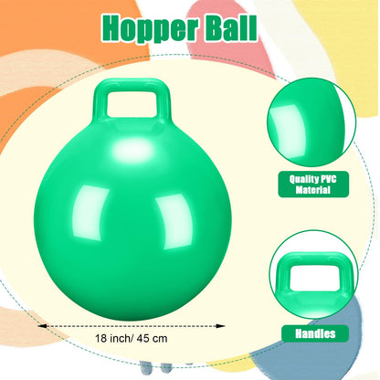Sensory Inflatable Hopper Ball with Handle (Balance & Core) by Abley's