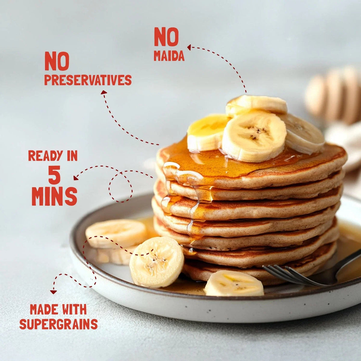 Slurrp Farm Millet Pancake Mix - Banana Choco-Chip