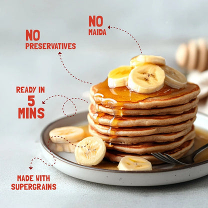 Slurrp Farm Millet Pancake Mix - Banana Choco-Chip