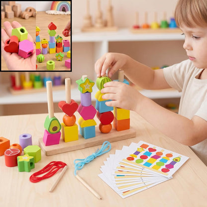Shape & Color Matching Cognitive Sorting Board by Abley's