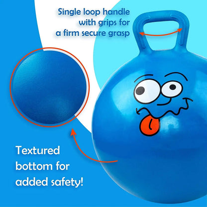 Sensory Inflatable Hopper Ball with Handle (Balance & Core) by Abley's