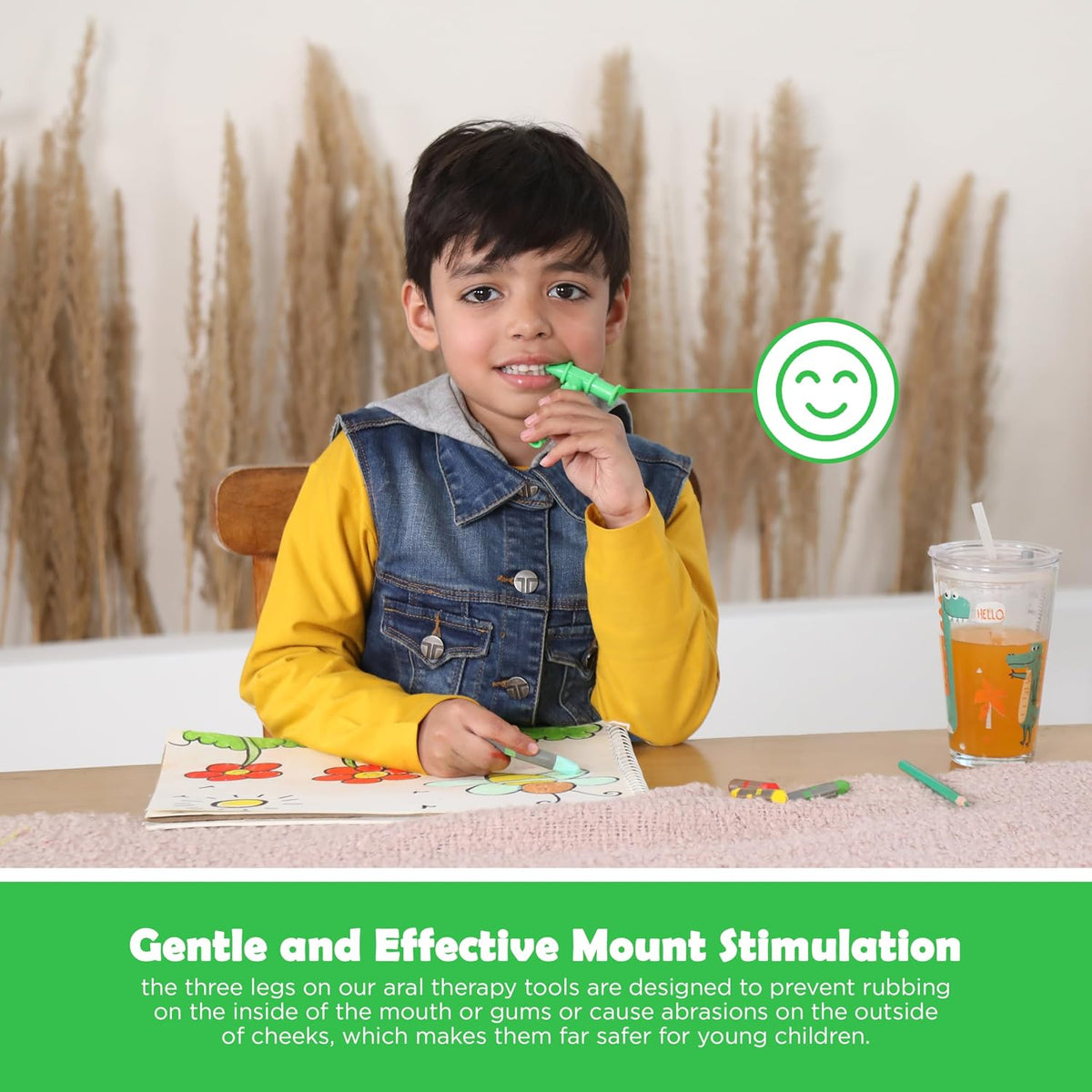 'T' Shape Oral Motor Sensory Chew Tubes (2-Pack) by Abley's