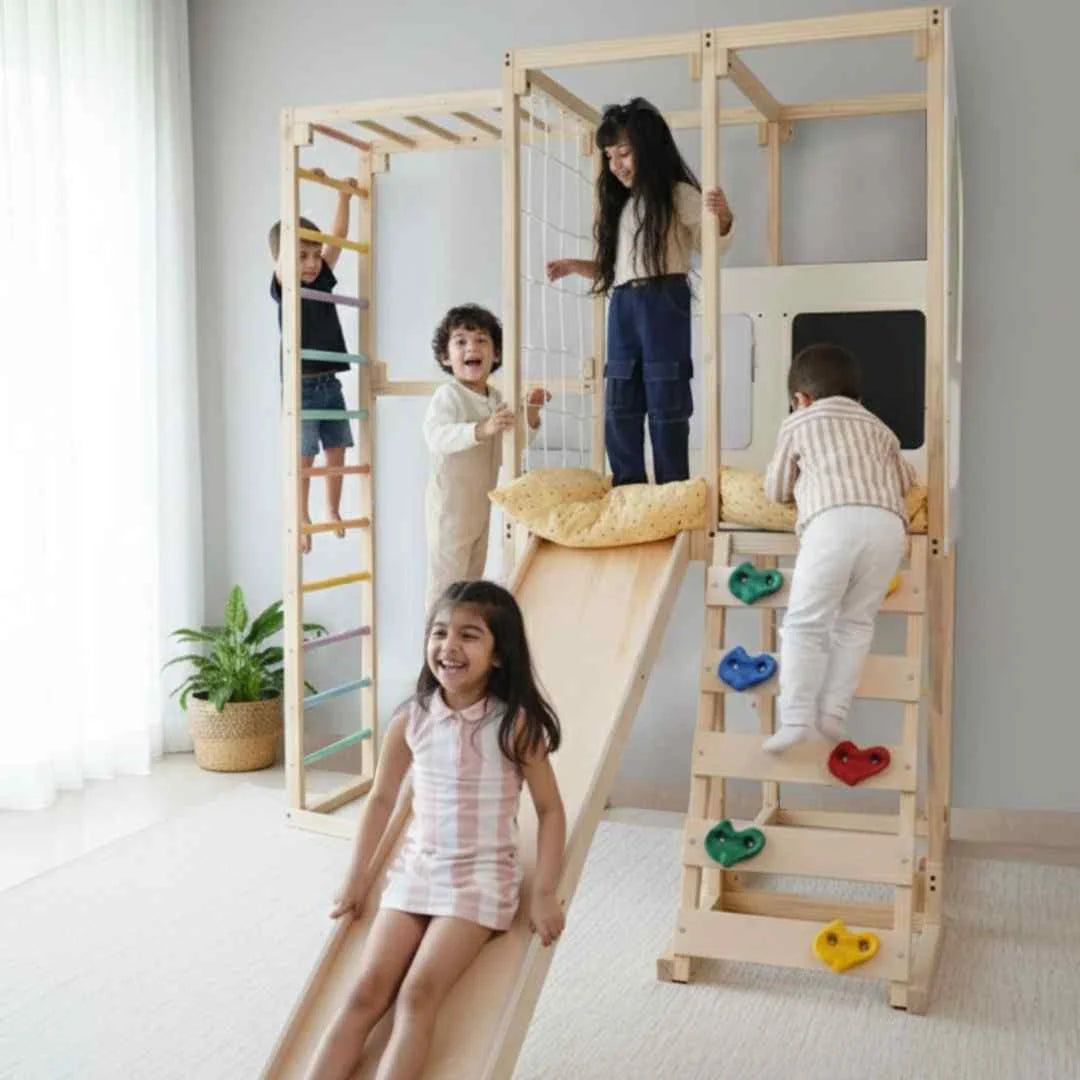 Curious Cub Playloft Jungle Gym