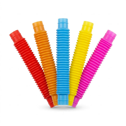 Abley's Pop Tubes Small Size Multi-Sensory Fidget 5-Pack