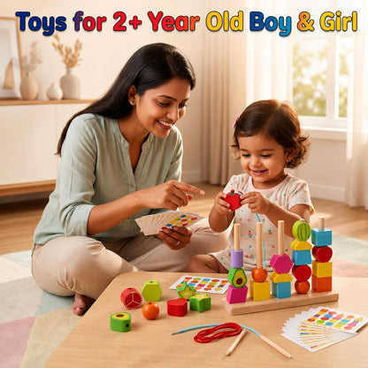 Shape & Color Matching Cognitive Sorting Board by Abley's