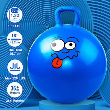 Sensory Inflatable Hopper Ball with Handle (Balance & Core) by Abley's