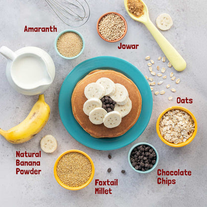 Slurrp Farm Millet Pancake Mix - Banana Choco-Chip
