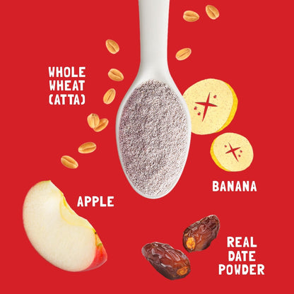 Cereal: Wheat, Apple and Date with milk