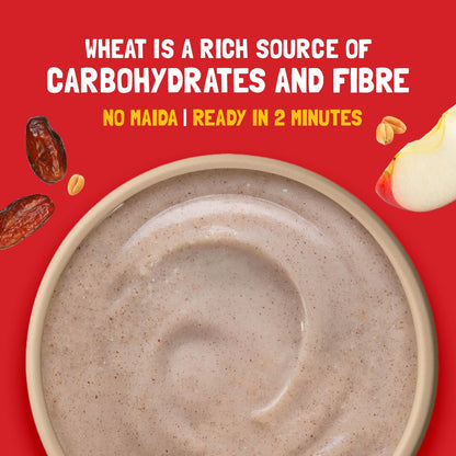 Cereal: Wheat, Apple and Date with milk