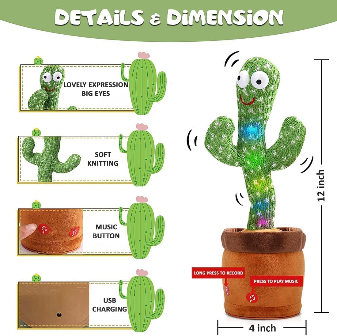 Vebeto Cactus Toy
