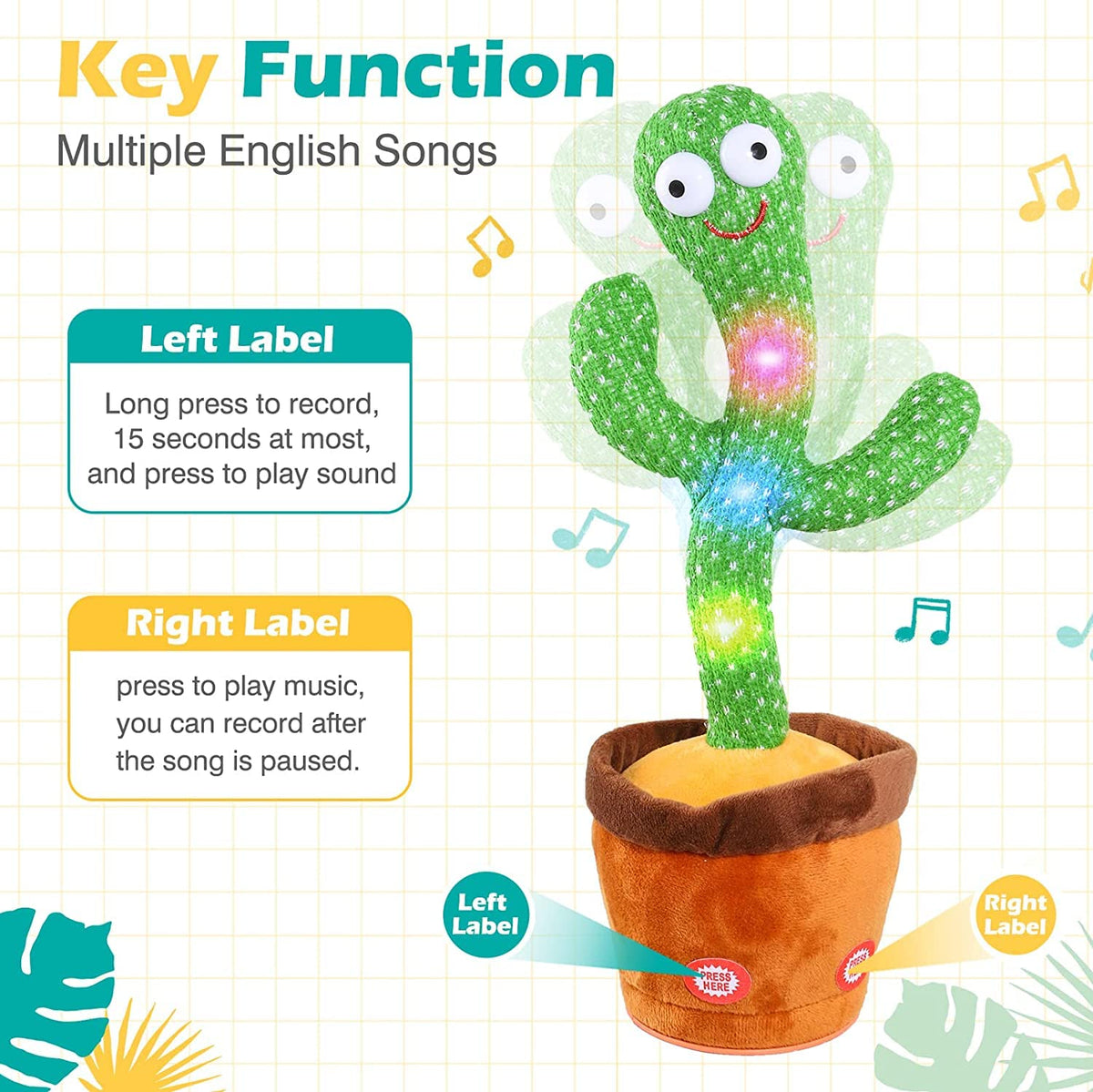 Vebeto Cactus Toy