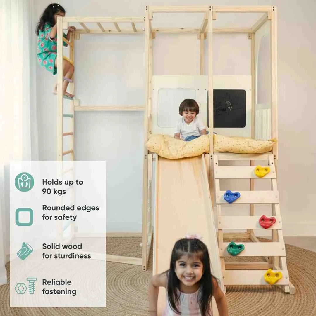 Curious Cub Playloft Jungle Gym