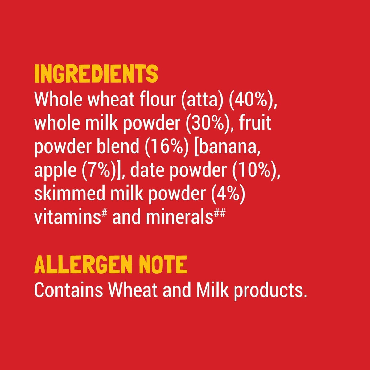 Cereal: Wheat, Apple and Date with milk