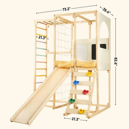 Curious Cub Playloft Jungle Gym