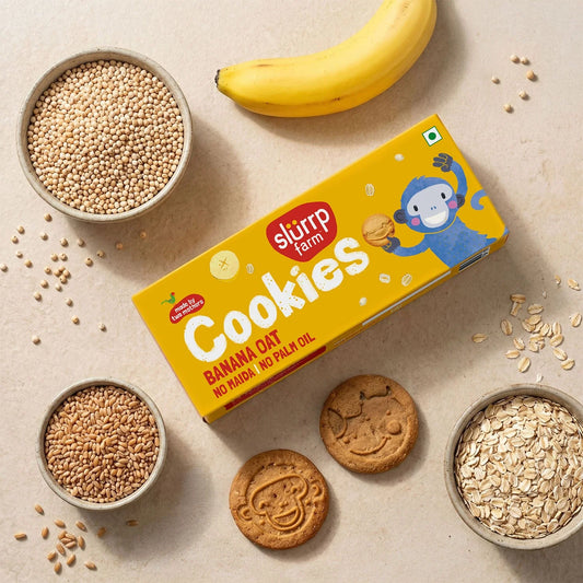 Slurrp Farm Multigrain cookies - Banana Oat