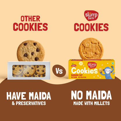 Slurrp Farm Multigrain cookies - Banana Oat