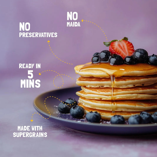 Slurrp Farm Millet Pancake Mix - Blueberry