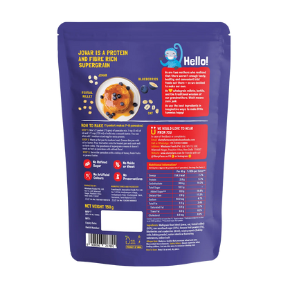 Slurrp Farm Millet Pancake Mix - Blueberry