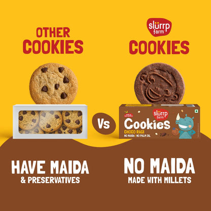 Slurrp Farm multigrain cookies - Chocolate