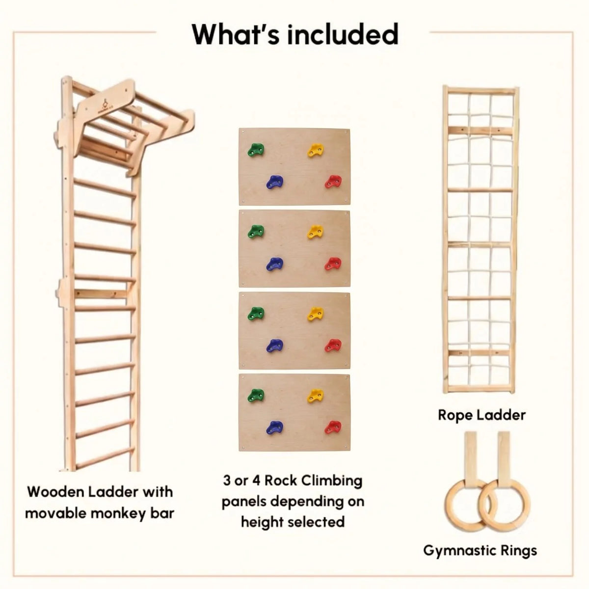 Curious Cub L Shaped Jungle Gym