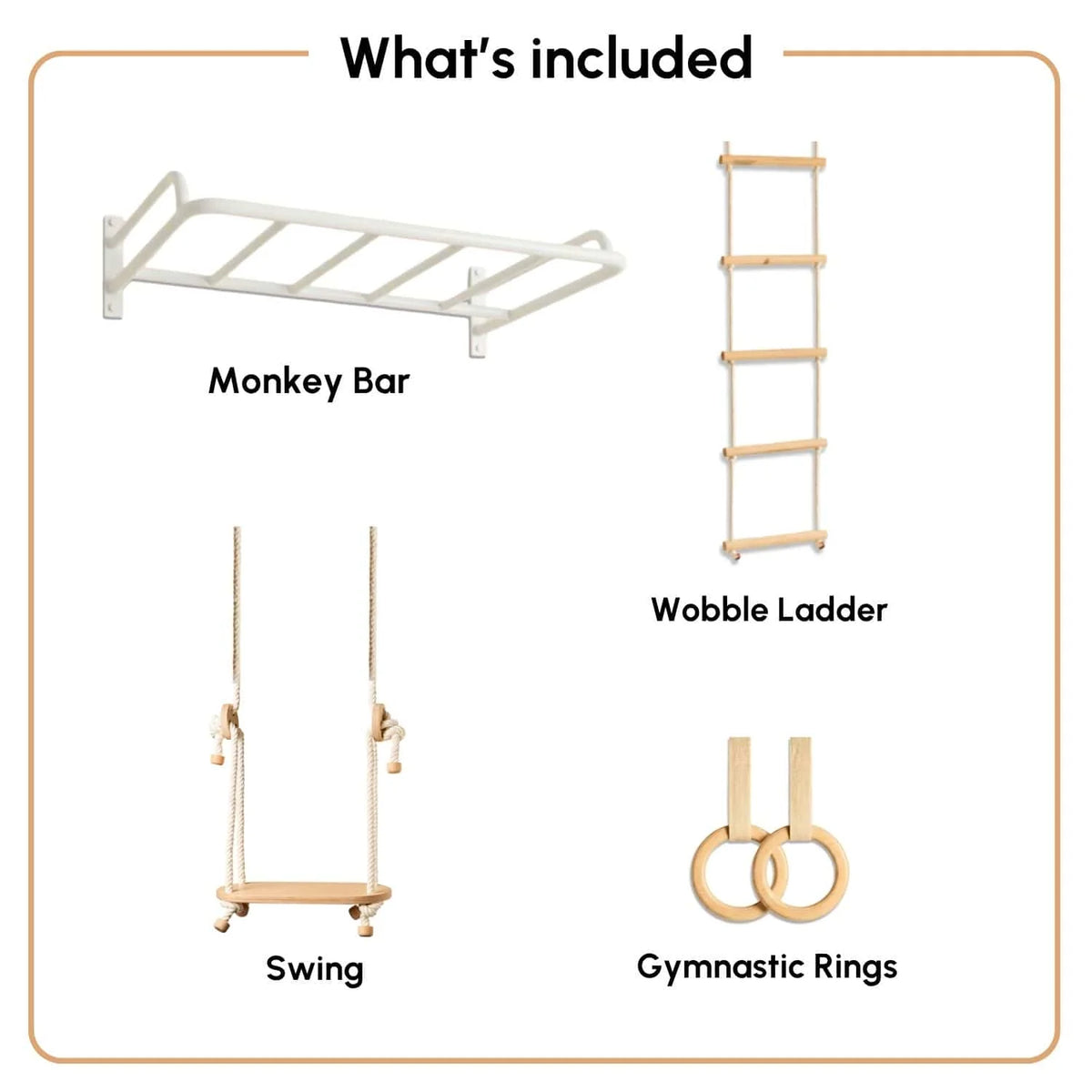 Curious Cub Monkey Bar with Attachment