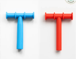 'T' Shape Oral Motor Sensory Chew Tubes (2-Pack) by Abley's