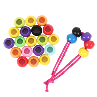 Fine Motor Threading & Stringing Beads (Small Size) by Abley's