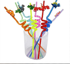 Twisty Loop Straws Set for Oral Motor & Breath Control by Abley's