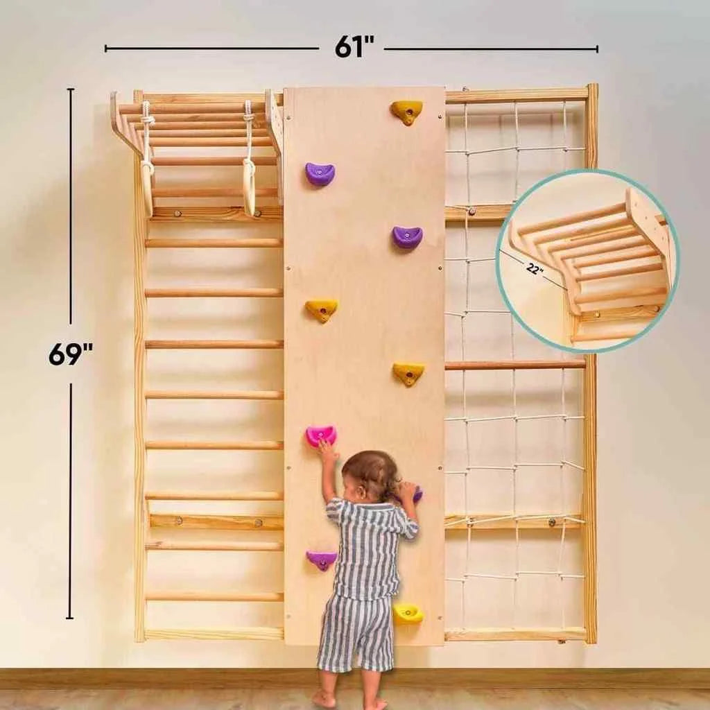 Curious Cub Wall Mounted Jungle Gym