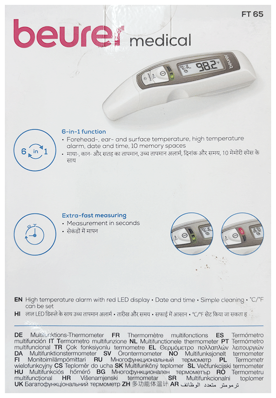 Beurer FT65 Infrared Thermometer