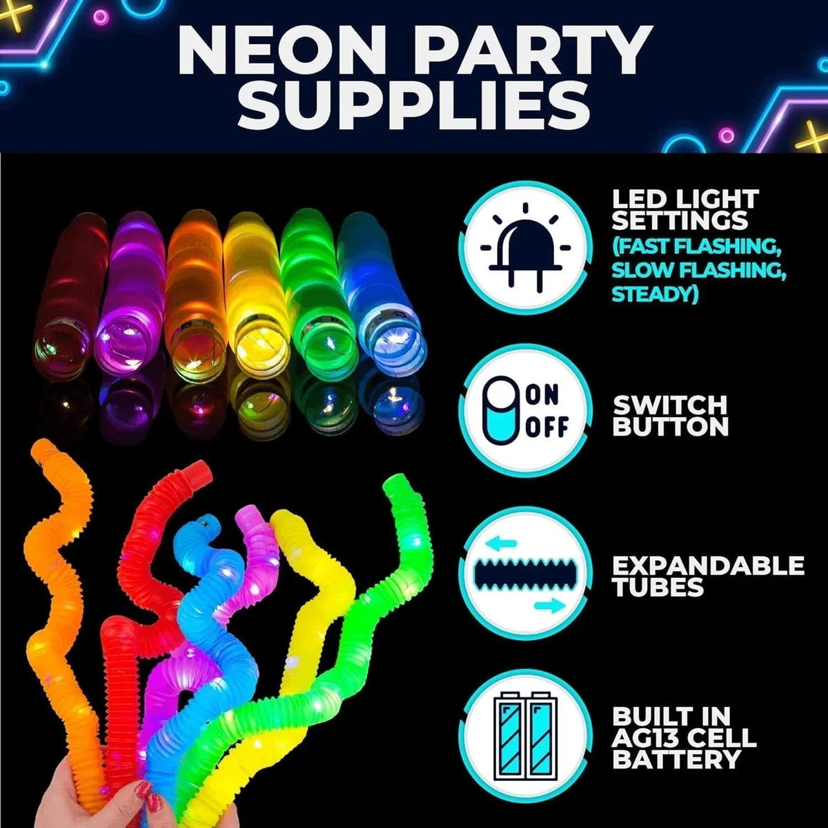 Abley's LED Pop Tubes features
