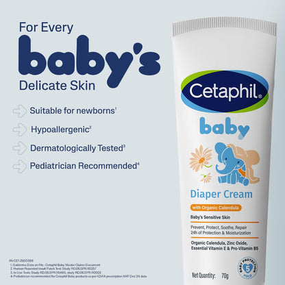 Cetaphil Organic Calendula Diaper Cream