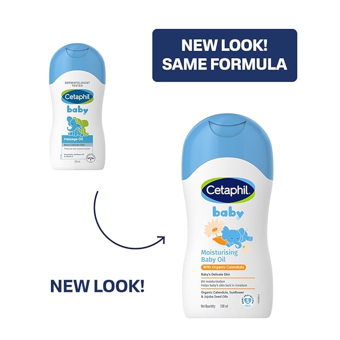 Cetaphil Moisturising Baby Oil with Organic Calendula 200ml