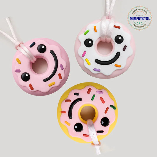 Abley's Donut Shape Chewable Necklaces 3-Pack