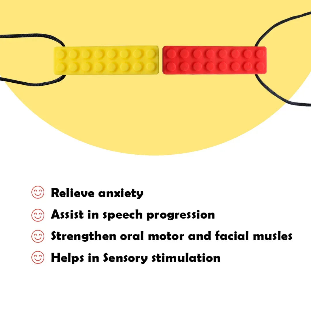 Abley's Building Block Chewable Necklace