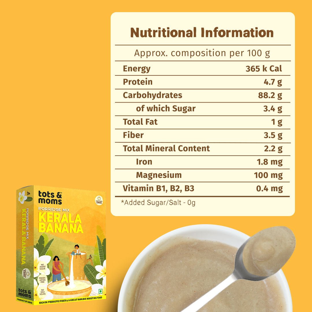 Tots and Moms Kerala Banana Powder